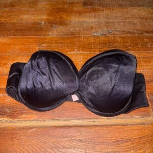 Victoria's Secret Black Satin Bra
